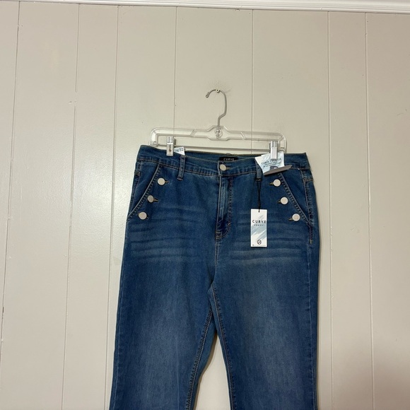 Curve Appeal Curve Creator Bootcut Jeans Size 14/32 NWT - Picture 3 of 10